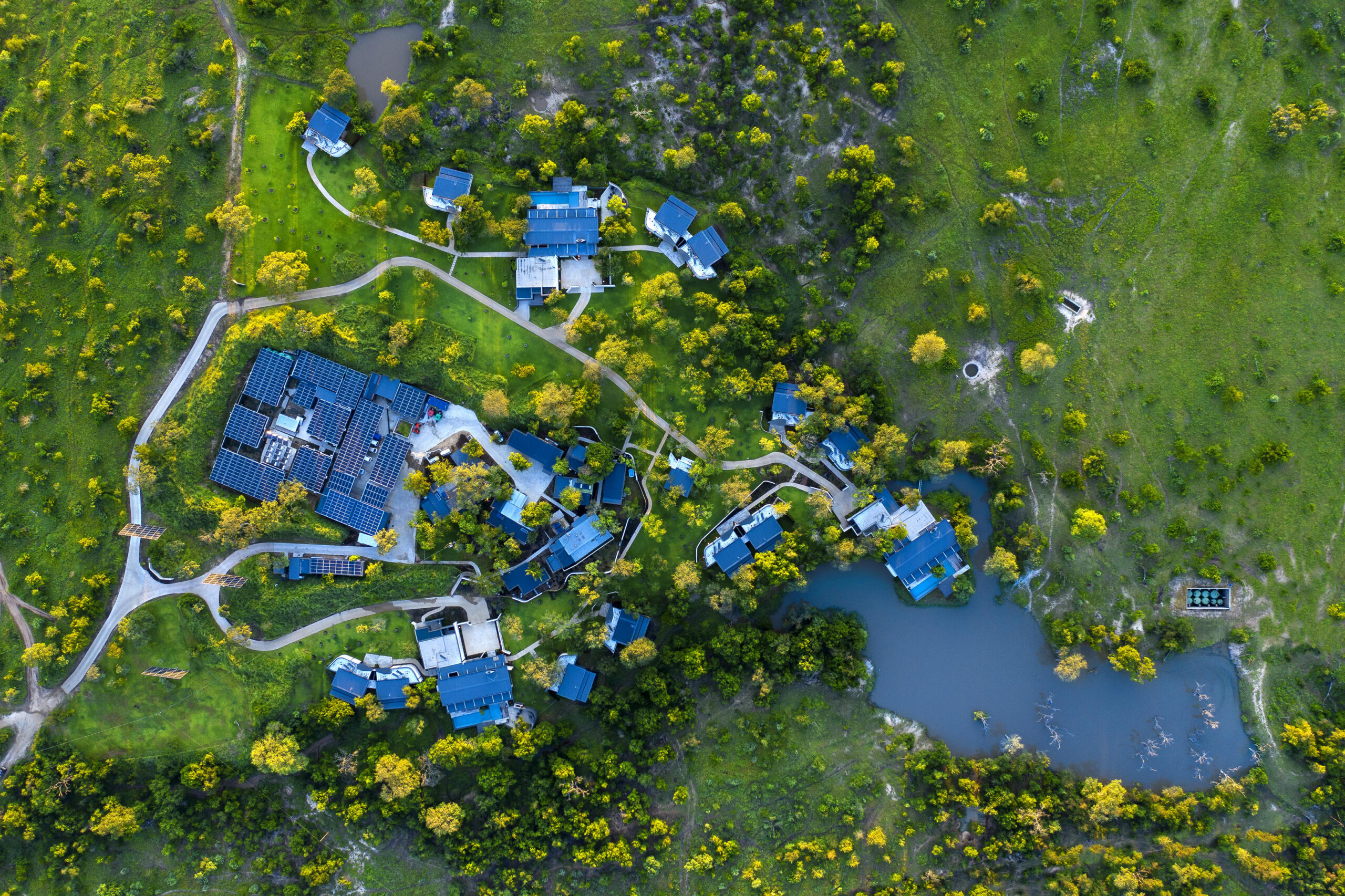 Cheetah Plains Lodge Aerial View - Go Do Africa